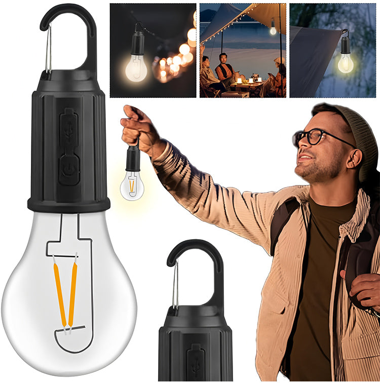 2 sztuki zniżki☀️⚡Nowa, ładowalna lampa kempingowa zasilana energią słoneczną, wielofunkcyjne, przenośne oświetlenie nastrojowe.