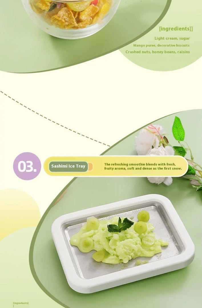 🧊🧊Wielofunkcyjna kostkarka do lodu DIY z tacką na lodówkę, odpowiednia na przyjęcia świąteczne, dla rodzin i dzieci, lody